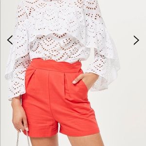 🎈NWOT Topshop Scalloped Shorts 🎈
